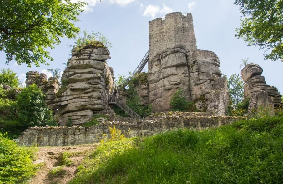Burgruine Weißenstein, Marburg, Germany, Germany